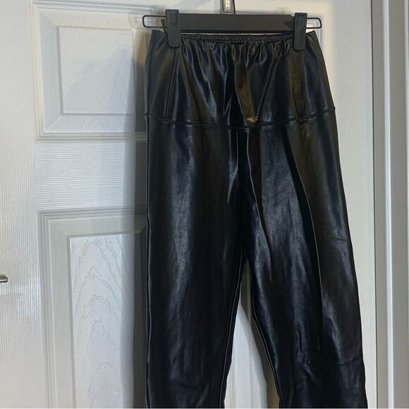 WILFRED FREE Black Daria Vegan  Leather Leggings Size S - Picture 6 of 11